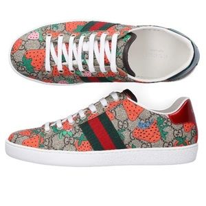Gucci New Ace Strawberry sneakers